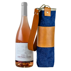 Kit Vinha Da Coutada Velha Rosé + Bag Individual Jeans Personalizada