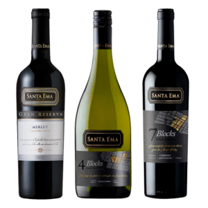 Kit Santa Ema Gran Reserva Mix Premium - 03 Garrafas